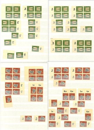 Tyskland - Flot samling i 1 mindre indstiksbog - Postfrisk