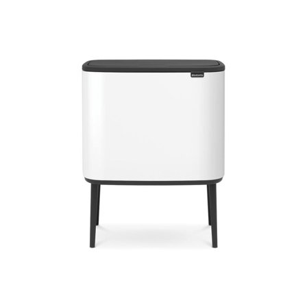 BRABANTIA Papperskorg Bo Touch Bin 36L Vit - Lyreco - Städ och hygien - Avfallshantering och källsortering - Papperskorgar