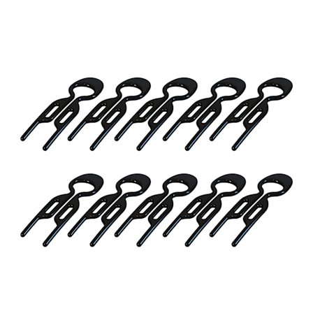 10 st Franska hårnålar, U-formade vågiga hårspännen franska twist hårnålar för kvinnor, snabb leverans