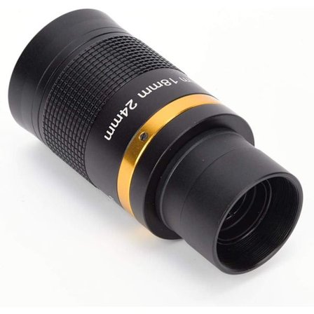 Teleskopisk okular 8~24mm oändlig zoom helt i metall för astronomiska