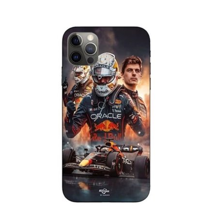 Coque - Maniacase - iPhone 15 Pro Max - Svart - Max Verstappen - Flexibel