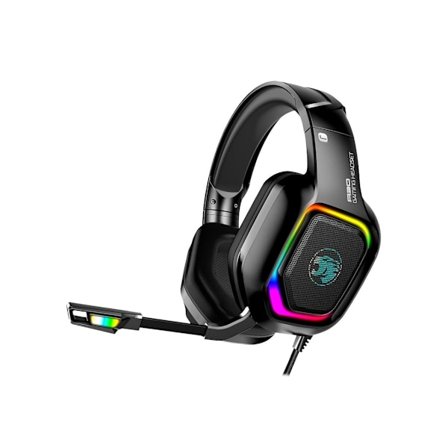 A30 Gaming Headset för Ps4 Ps5 Xbox One PC Trådbundet Headset med Mikrofon Brusreducering RGB-ljus YEMAESRE