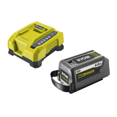 Ryobi RY36BK60B-160 Laddpaket 36V, 6,0 Ah, Maskintillbehör & förbrukning