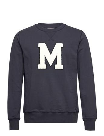 Leoni Sweatshirt Sweat-shirt Genser Marineblå Morris