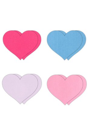 Pretty Pasties Heart II Assorted 4 Pair - Woome.pl