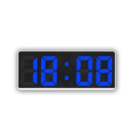 Digitalt Vækkeur med Blå tal