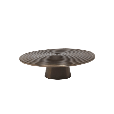 Dutchdeluxes Uppläggningsfat 31ø Serveringstillbehör Unisex Guld L