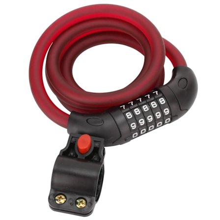 Mountainbike Cykel Skivbromslås Elscooter Motorcykel Kodlås Tillbehör Matt Röd