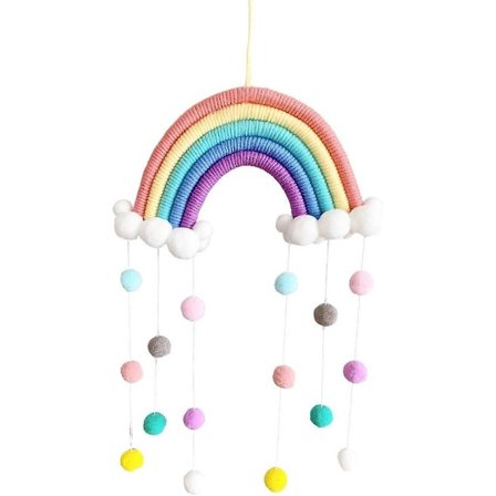 Seinälle ripustettava koriste värikkäät pallot lastenhuoneeseen tytön tai pojan makuuhuoneeseen vauvakutsujen koristeluun