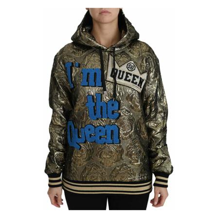 Dolce & Gabbana, Hoodies Brązowy, Kobieta, Rozmiar: M