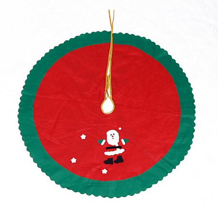 Julgransmatta, söt juldekoration, 90 cm diameter