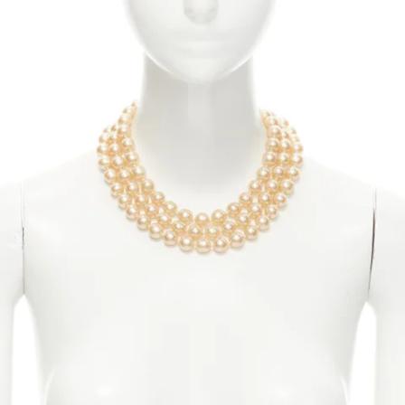 Chanel Vintage, Pre-owned Metal necklaces Geel, Dames, Maat:ONE Size