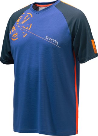 Beretta Men's Bullseye T-Shirt Men short-sleeved sweaters Blue S