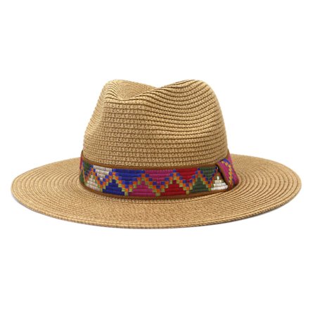 /#/Bred stråhat, fin original Panama hat beskyttelse 50+/#/