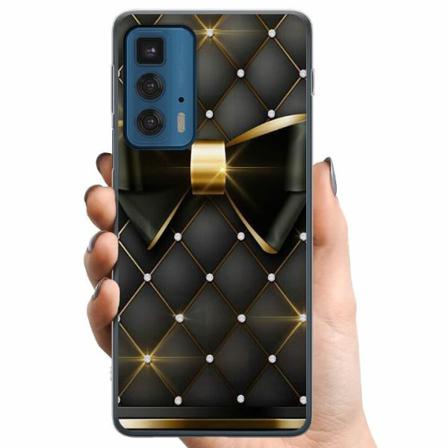 Motorola Edge 20 Pro Tpu Mobilskal Gyllene Rosett