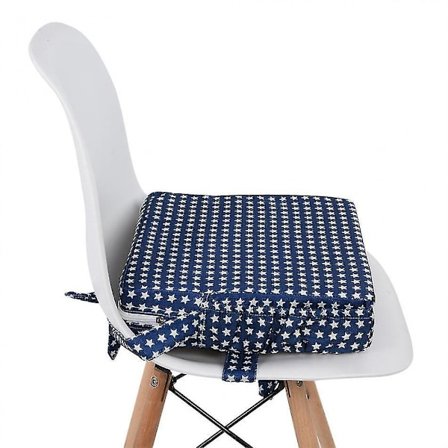 Børn Forhøjet Stol Pude Blød Baby Spisepude Justerbar Aftagelig Elev Sæde Booster