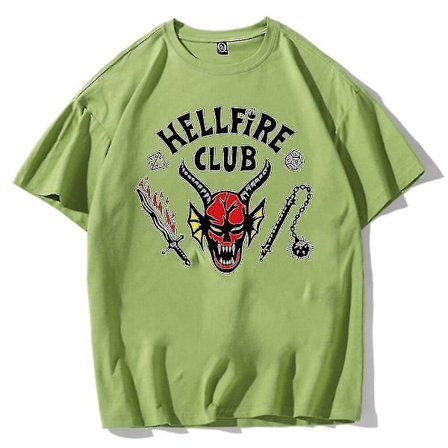 Hellfire Club Tröjor Hellfire Club Tröjor Toppar Tröja Camiseta Camiseta Green
