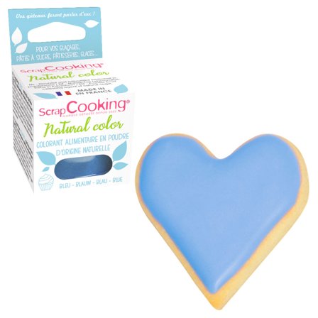 Spiselig Pulverfarve Blå ScrapCooking