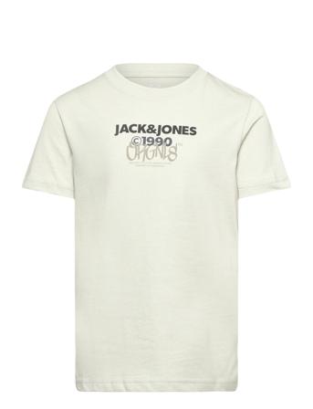Jorbushwick Tee Ss Crew Neck Fst Jnr Cream Jack & J S
