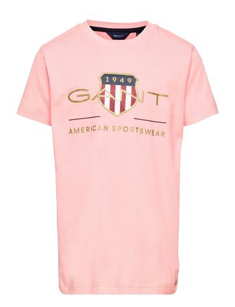 Archive Shield Ss T-Shirt T-shirts Short-sleeved Rosa GANT