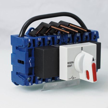 Kraus & Naimer KG20B T904/S-A421xVE Reservekraftomkobler 4-polet for sikringsskap 25A, Elfordeling & strømforsyning