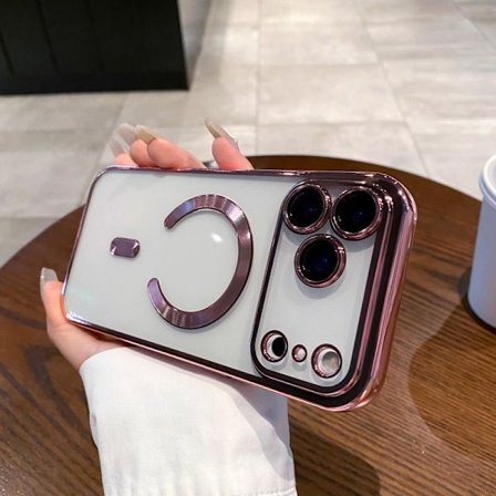 iPhone 17 Pro Max Cover med Magnetisk Kamerabeskyttelse & Trådløs Opladning, Stødsikkert Telefoncover