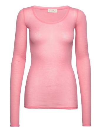 Massachusetts T-shirts & Tops Long-sleeved Rosa American Vintage*Betinget Tilbud