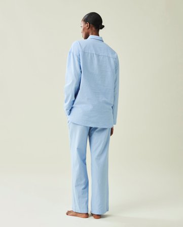 Lexington Icons Jennifer leichter oxford-pyjama aus bio-baumwolle