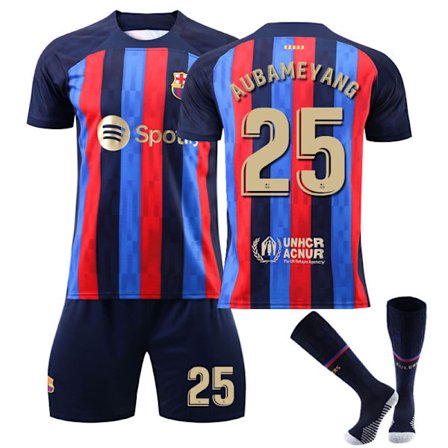 Lapsi / Aikuinen 22 23 World Cup Barcelona Home Jersey set