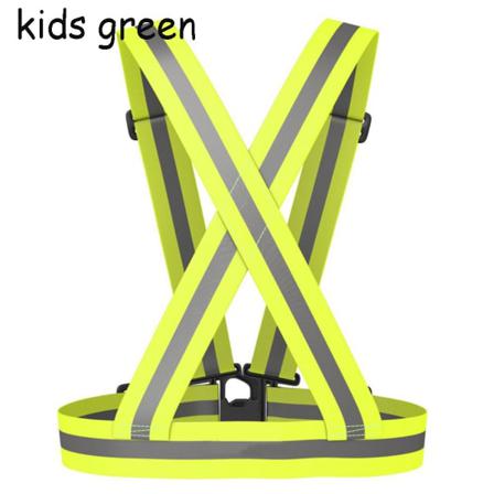 Heijastava Liivi Stripes -takki Kids Green