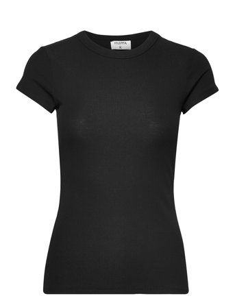 Filippa K Fine Rib Tee - Black - XL