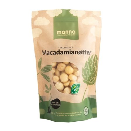 Manna Macadamianøtter 200 g