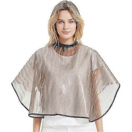 Vedenpitävä lyhythiuksinen yleiskokoinen leikkausviitta, essu, parturi, kampaamo, hiusväri ja permanentti, lyhyt kangas