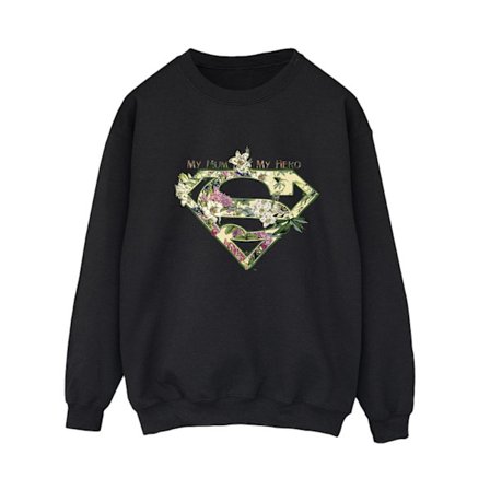 DC Comics Dam/Kvinnor Superman Min Mamma Min Hjälte Sweatshirt XL B