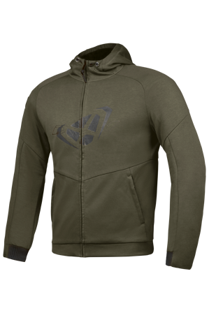 Motorradjacke Ixon Touchdown Khaki/Schwarz M