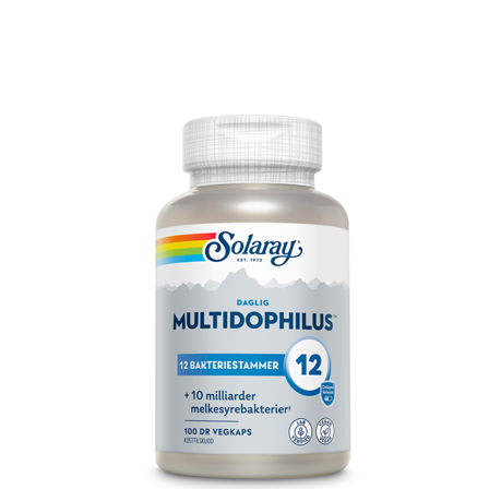 Solaray Multidophilus 12, 100 kapsler