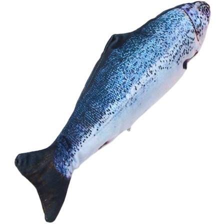 Katt Vinkende Fisk Realistisk Plysj Simulering Elektrisk Fisk Dukke Plysj Leke Interaktive Gaver Fisk Kattemynte Plysj Pute-Laks