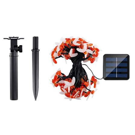 Honeybee String Lights Vattentät Intelligent Control 20 LED Solar Bumble Bee String Lights for Garden 16,4ft Varmvitt Ljus 8 lägen