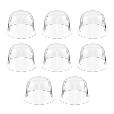 8 stk. Hattehylde Cowboyhatte Kasket Fremvisningsstativ Plastik Hatteholder Hattefremviser Parykker Hatte Hjelm Kasket (LGL)