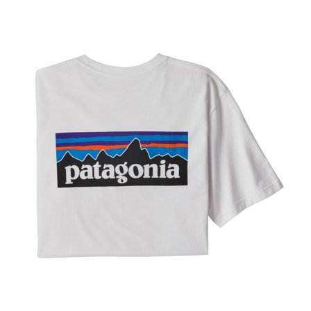 Patagonia Men's P-6 Logo Responsibili-Tee Men short-sleeved sweaters White XL