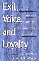 Exit, Voice and Loyalty