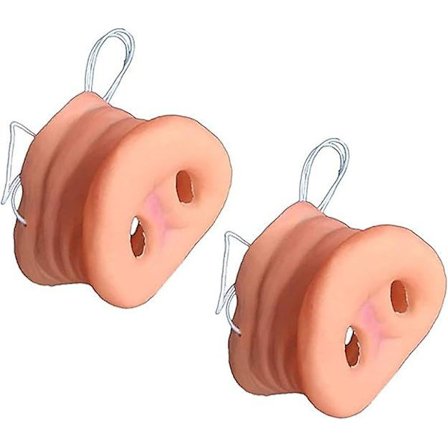 2 Stykker Grisenæse, Gris Dyremaske Fancy Dress Tilbehør til Halloween Party Kostume