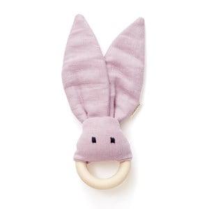 Kids Concept Pink Bunny Teether 0 - 3 years - First toys and baby toys - 0 - 3 years - Pink