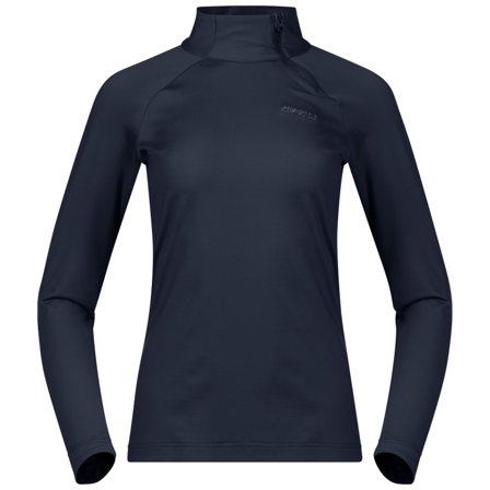 Bergans Women's Stranda Half Zip Women base layer tops Blue XS