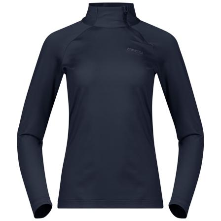 Bergans Women's Stranda Half Zip Women base layer tops Blue XS