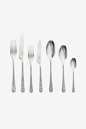 Robert Welch - Bestiksæt Skye Bright 84 dele - Sølvfarvet - Bestik - Fra Homeroom