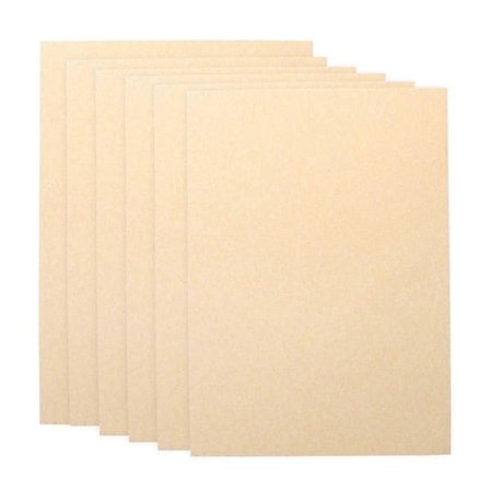 50 stk. A4 Papirark Pergament Retro Papir til Certifikat og Diplom 90g (Lysebrun) TA