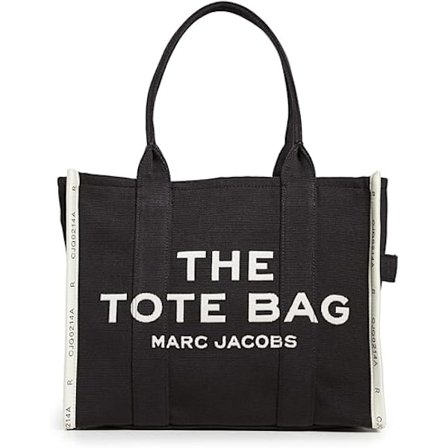 Kvinnors jacquard handväska, svart