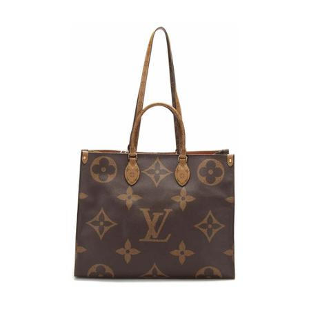Louis Vuitton Vintage, Pre-owned Monogram On The Go GM Bruin, Dames, Maat:ONE Size