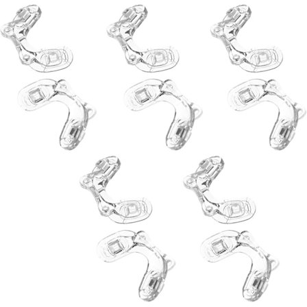 5 Mini Næsepude Par Brille Næsepuder Anti Slip Blød U Form Silikone Næsepuder Svamp Sadelbro Glas Næsestykker Til Briller Solbriller